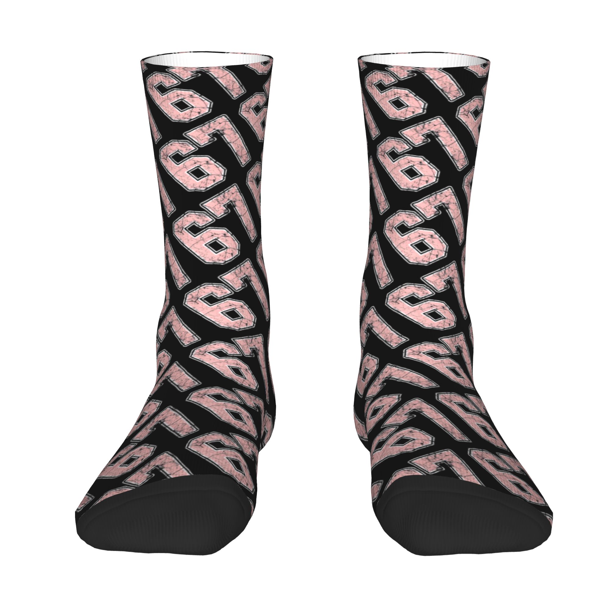 Custom Funny Sixty Seven  Dres - Dress Sock Men review and price