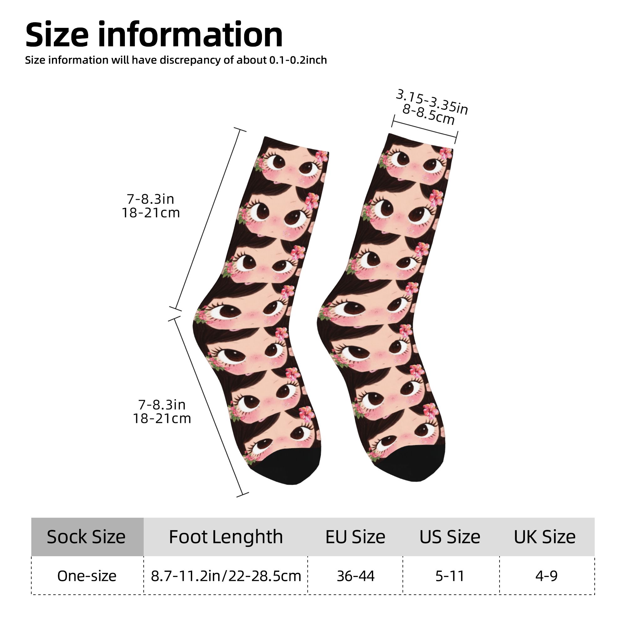 Custom Big Eyes Girl Comic Men - Dress Sock Men review and price