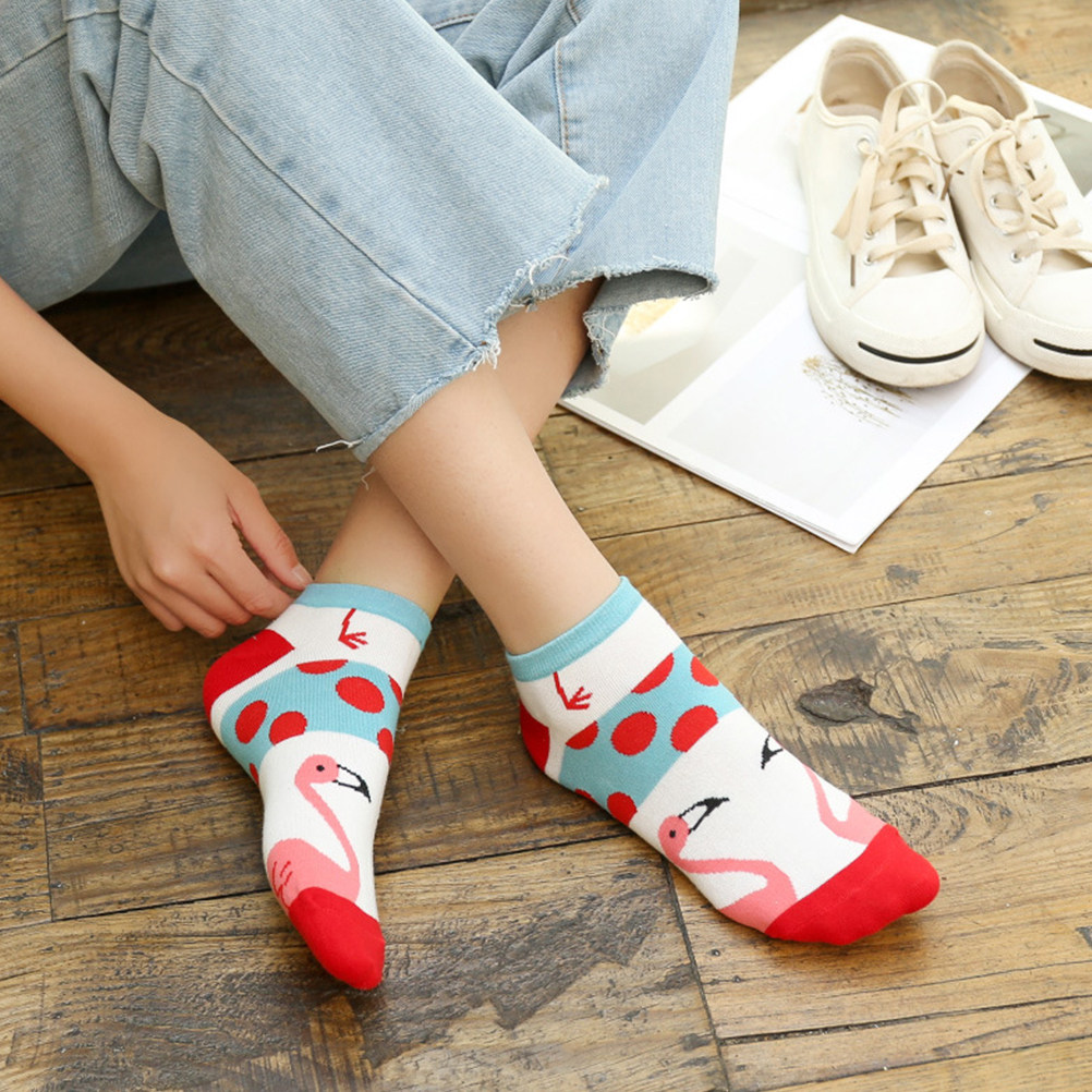 5Pcs Women Cotton Short Socks  - Invisibility Sock Loafer review and price