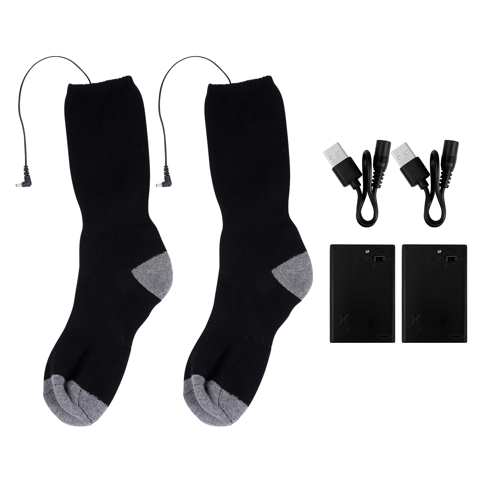1Set Heated Socks USB Electric - Thermal Sock Winter review and price
