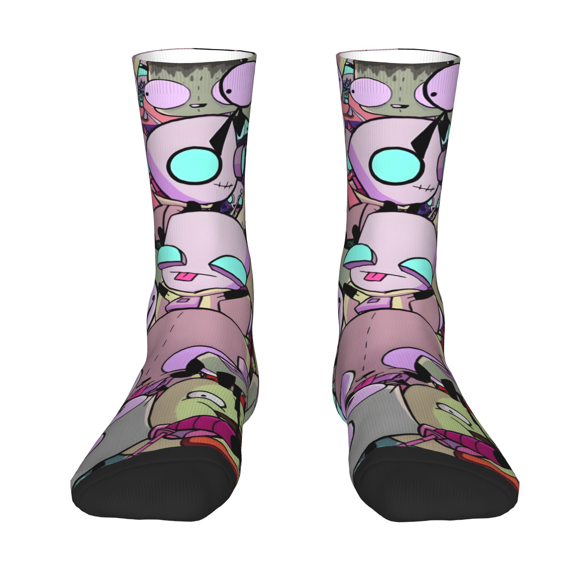 Custom I-Invader Z-Zim Cartoon - Dress Sock Men review and price