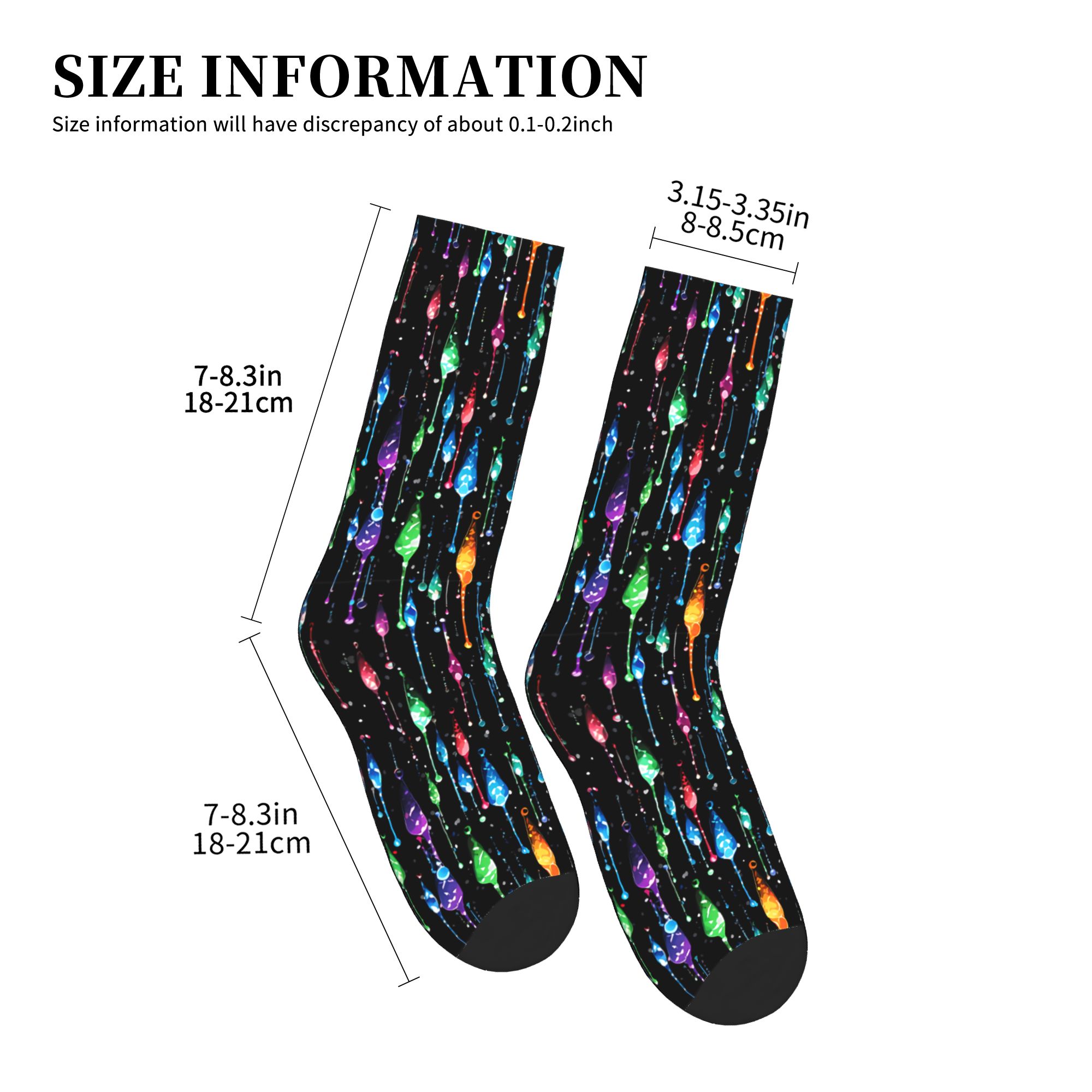 Dripping Rainbow Liquid Patter - Dress Sock Men review and price