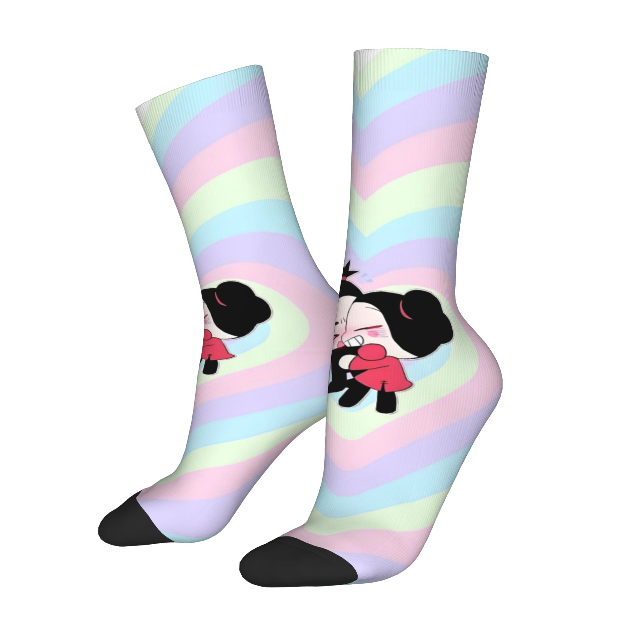 Custom Cute Cartoon P-Pucca Fi - Dress Sock Men review and price